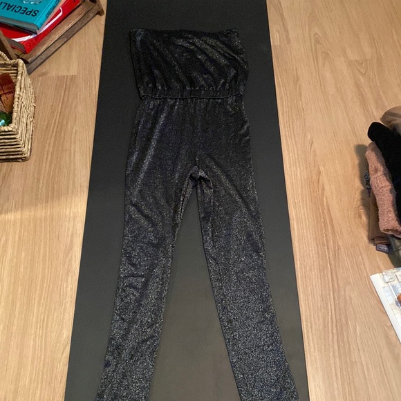 Halston Heritage Sparkly Jumpsuit - Picture 1 of 4